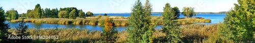 Panoramic view of lake 