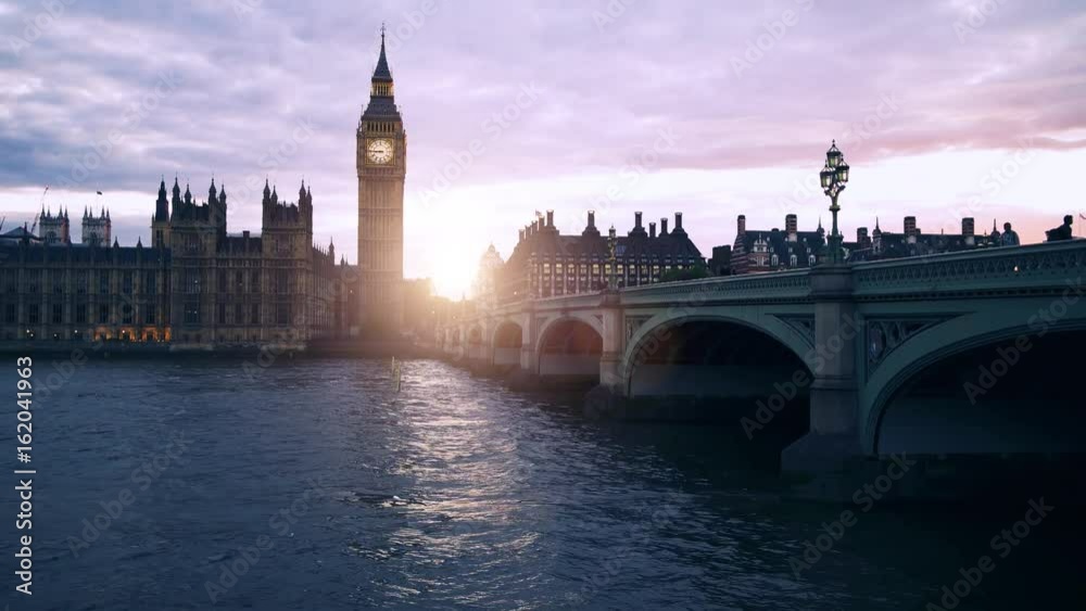 Westminster Brücke zum Sonnenuntergang Westminster Brücke zum Sonnenuntergang