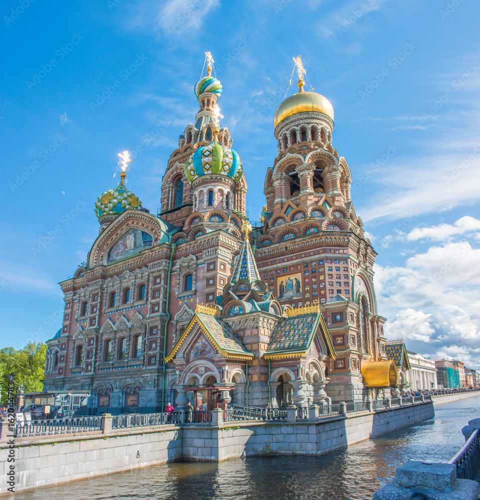 Auferstehungskirche / Blutkirche (Собор Воскресения Христова) Sankt Petersburg (Санкт-Петербург) Nordwestrussland (Северо-западный федеральный округ) Russland (Россия)