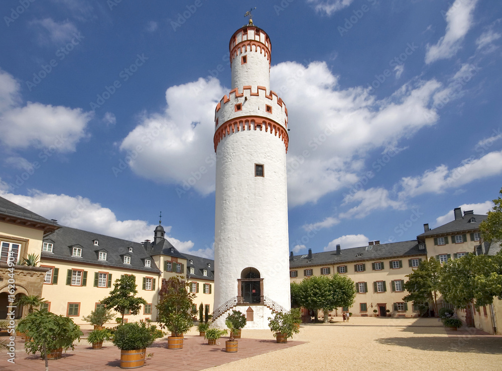 Bad Homburger Schloss mit weißem Turm