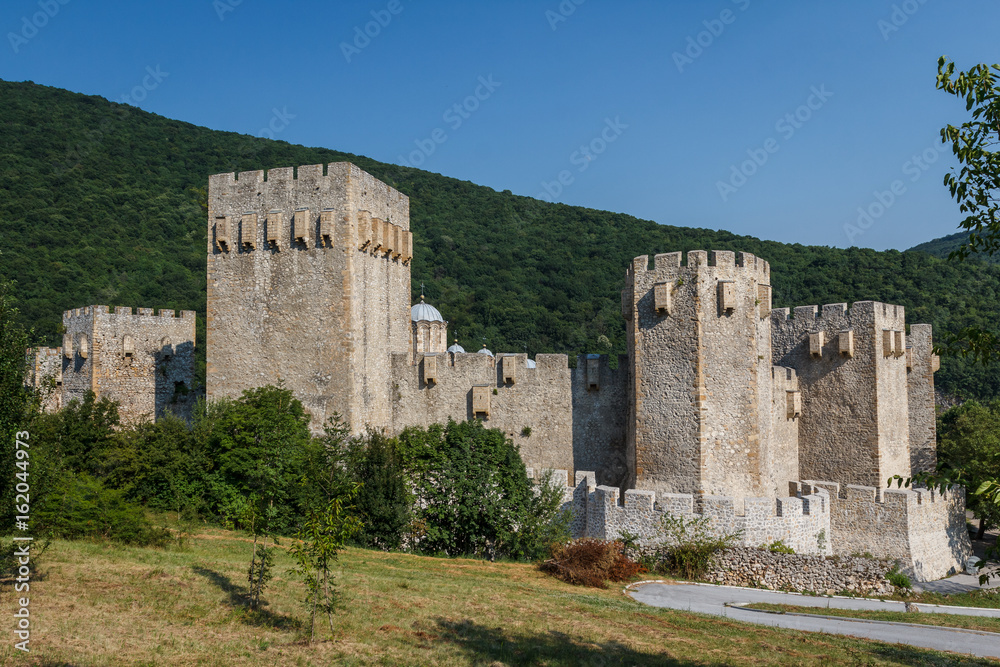 Medieval fortified Manasija monastery, Serbia