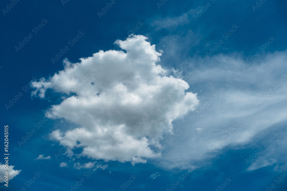 Fototapeta premium Blue sky clouds