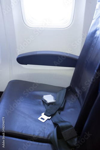 Seat belt in a plane