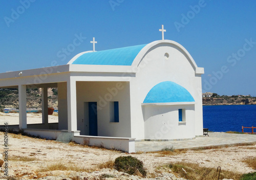 traditional church monastery architecture on Cyprus island