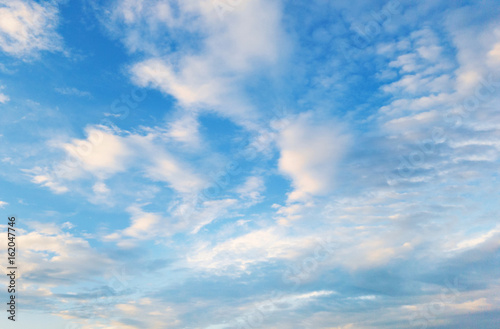 Fototapeta Naklejka Na Ścianę i Meble -  blue sky background with white clouds