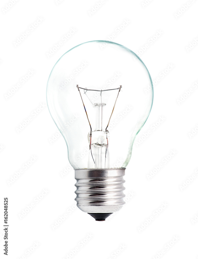 Light bulb isolated on white Light bulb isolated on white