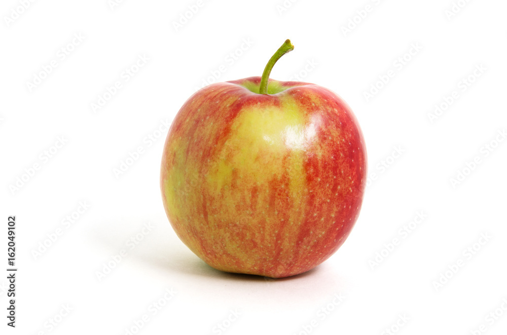 red apple on a white background red apple on a white background