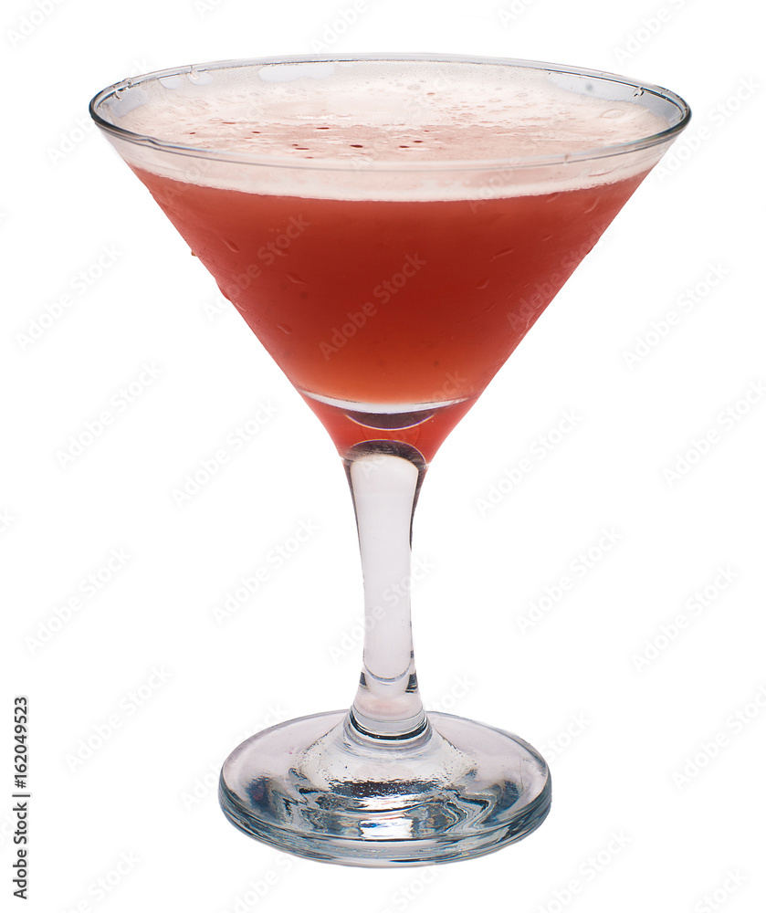 isolated cosmopolitan on a white background