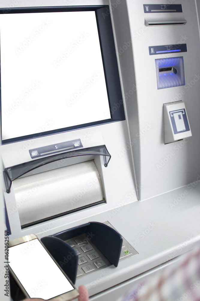 ATM. Close up of an bank atm machine.
ATM. Close up of an bank atm machine.