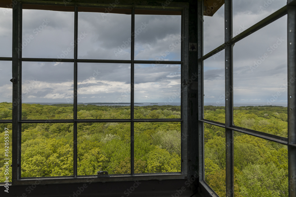 Forest & Lake Fire Tower View Forest & Lake Fire Tower View