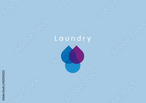 bright logo for laundry or dry cleaning