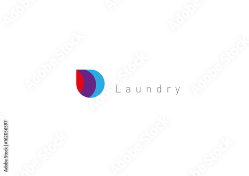 bright logo for laundry or dry cleaning