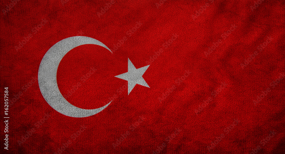 Obraz premium Flag of Turkey