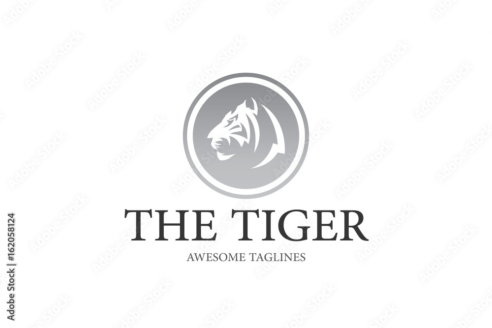 The Tiger Logo Illustration Design The Tiger Logo Illustration Design