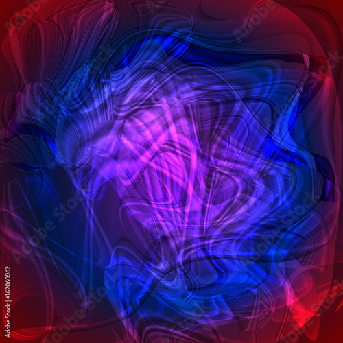 Fototapeta Naklejka Na Ścianę i Meble -  Twirl blue red luminous light  background