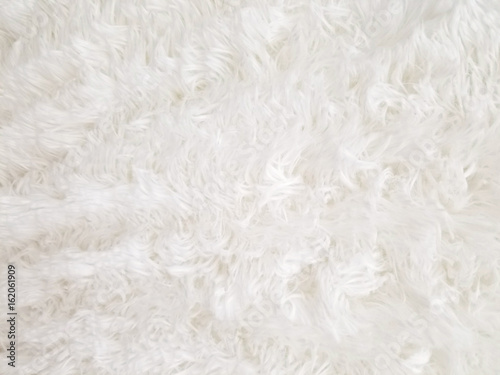 close up view of white fluffy fur