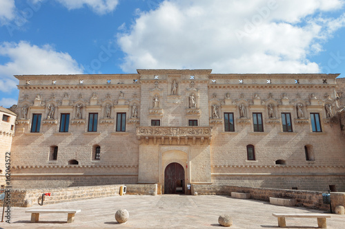 Monti Castle of Corigliano d'Otranto, Salento, Apulia, Italy photo