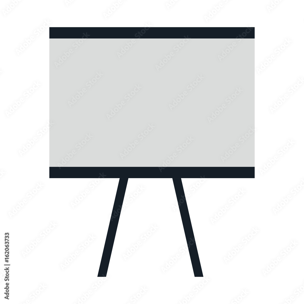 Flipchart board isolated icon vector illustration design Flipchart board isolated icon vector illustration design