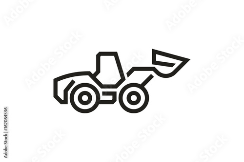 Vehicle Icons: Wheel Loader (loading mode)