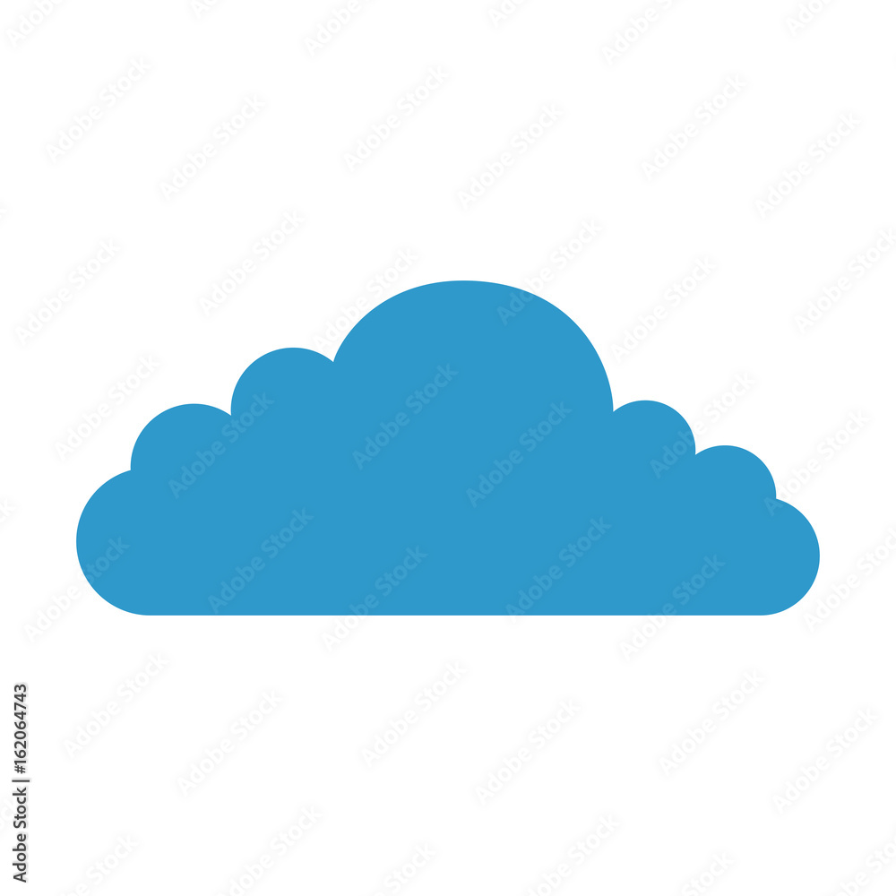 cloud icon over white background vector illustration cloud icon over white background vector illustration