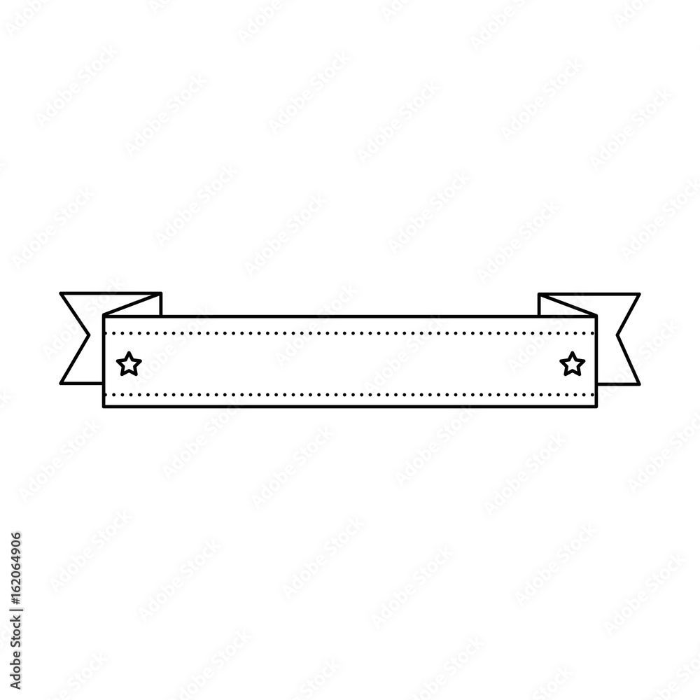 decorative ribbon icon over white background vector illustration decorative ribbon icon over white background vector illustration