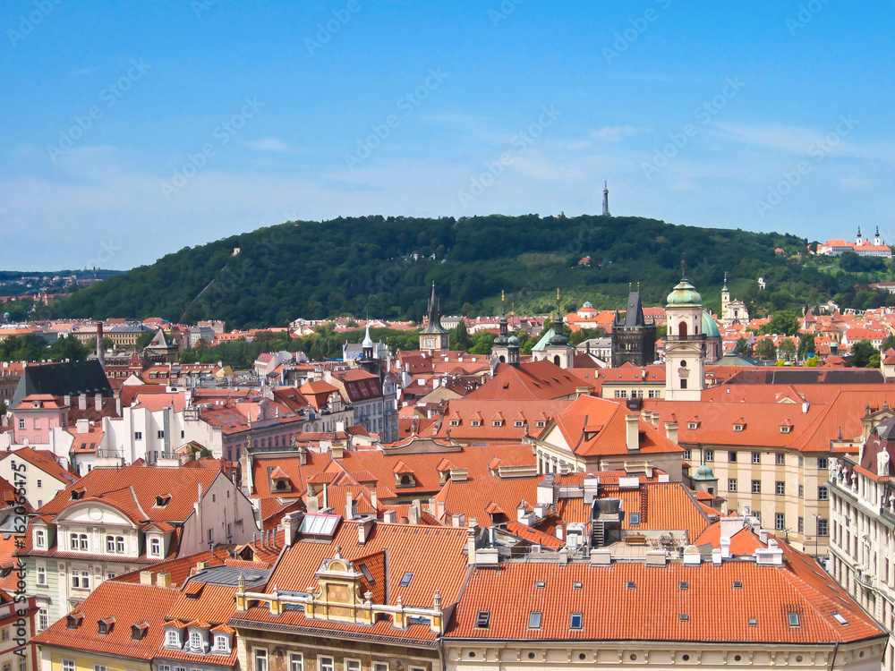 view of Prague from the Prague Castle, Czech Republic