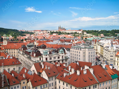 view of Prague from the Prague Castle, Czech Republic