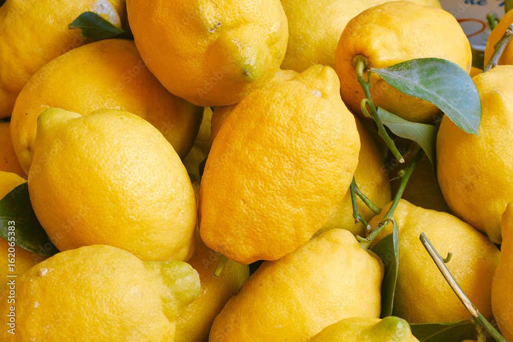 Fresh lemons