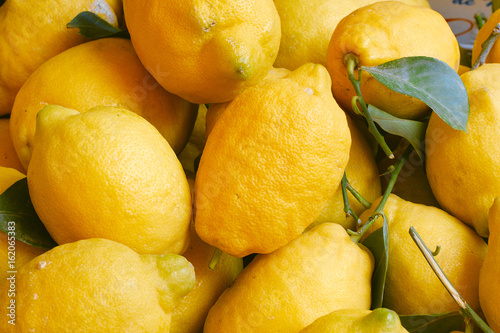 Obraz na płótnie Fresh lemons w salonie