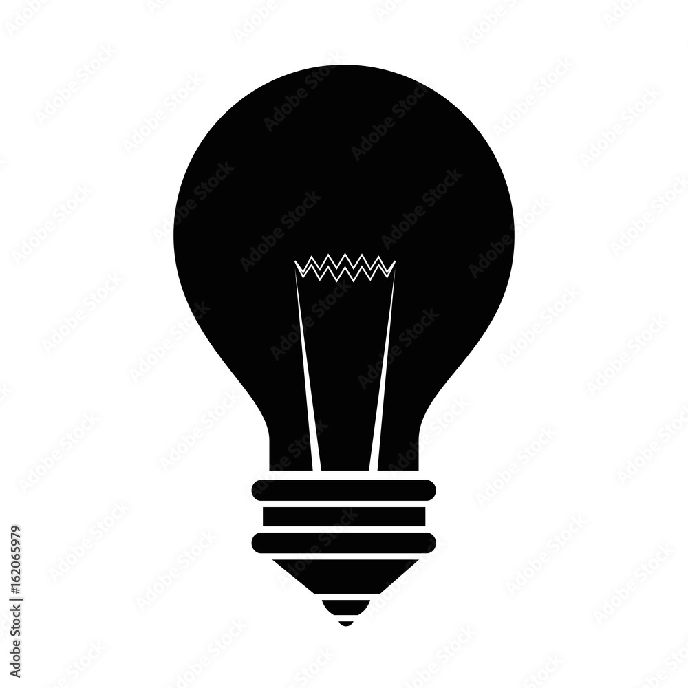 Obraz premium light bulb icon over white background vector illustration