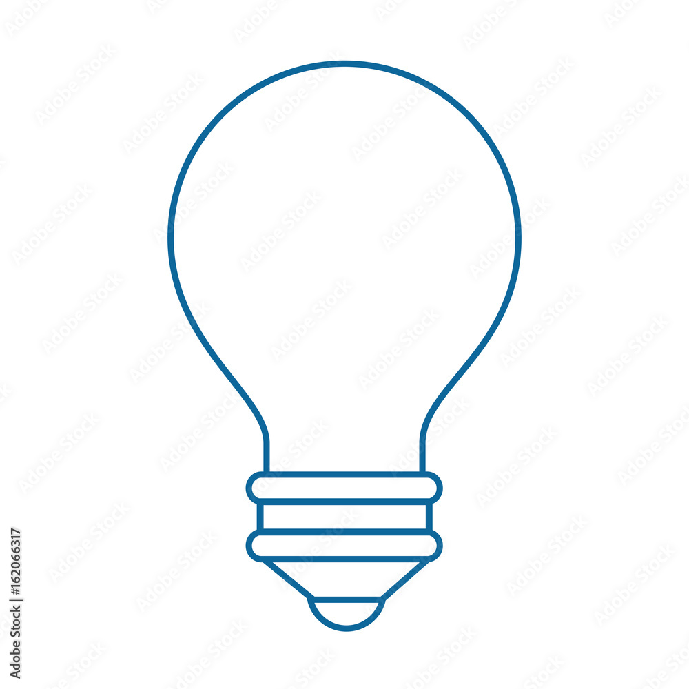 Light bulb icon over white background vector illustration Light bulb icon over white background vector illustration