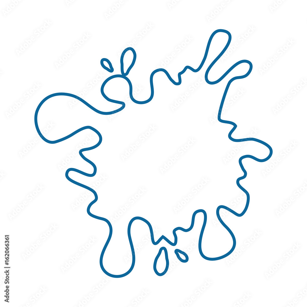 paint splash icon over white background vector illustration paint splash icon over white background vector illustration
