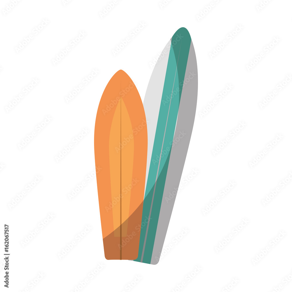 surfboards icon over white background vector illustration surfboards icon over white background vector illustration