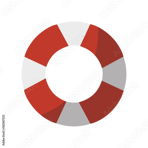 safety float icon over white background vector illustration