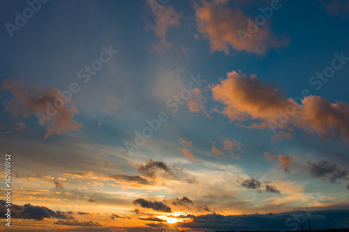 Sonnenuntergang auf dem Meer