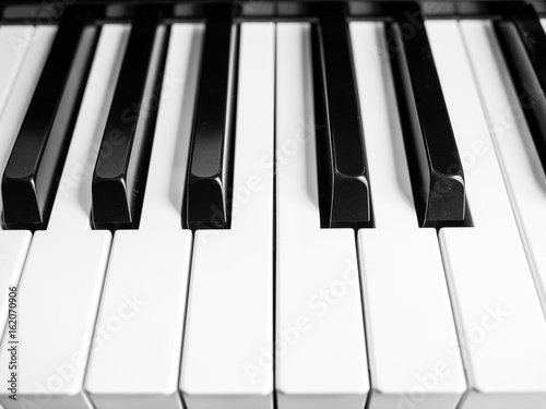 Ebony and Ivory Piano Keys