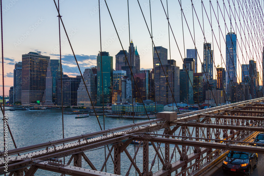 Obraz premium View from the Brooklyn Bridge