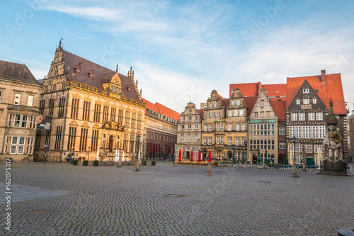 Old town square in Bremen