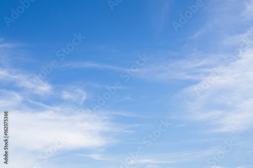 Clouds blue sky background fresh view landscape