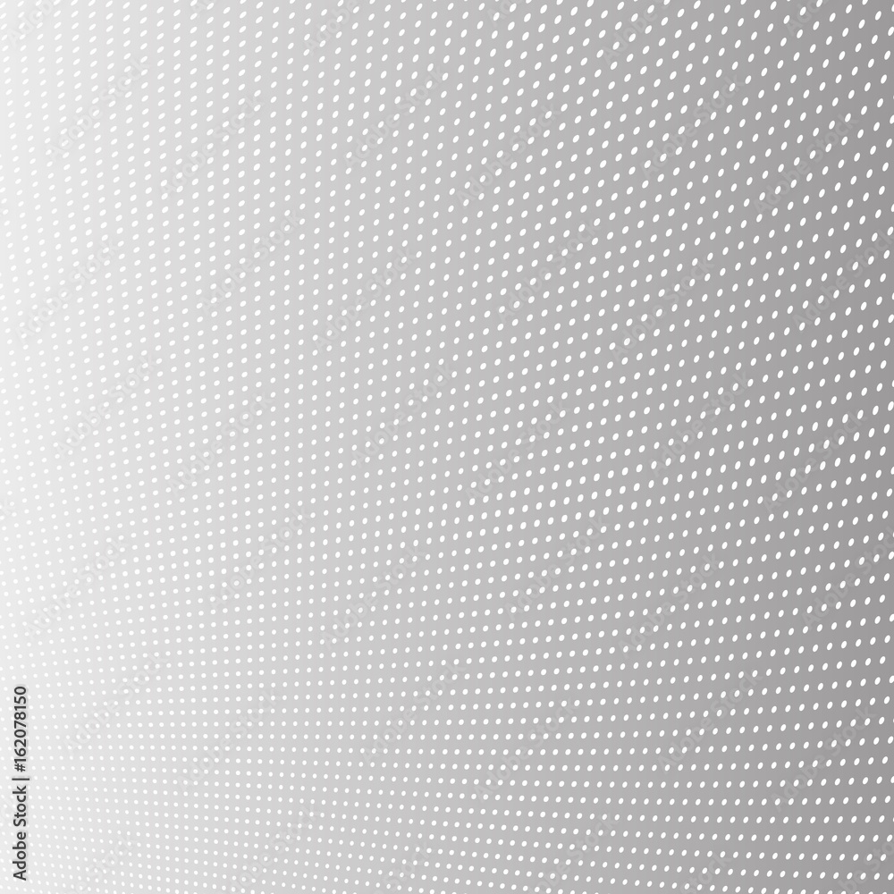 3D White Dots Mesh on Grey Background | Vector Illustration 3D White Dots Mesh on Grey Background | Vector Illustration