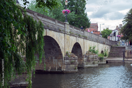 The River Thames at Wallingford in South Oxfordshire, UK photo