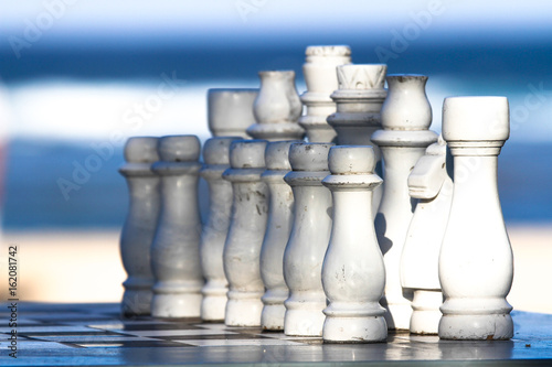 Chess at Beach