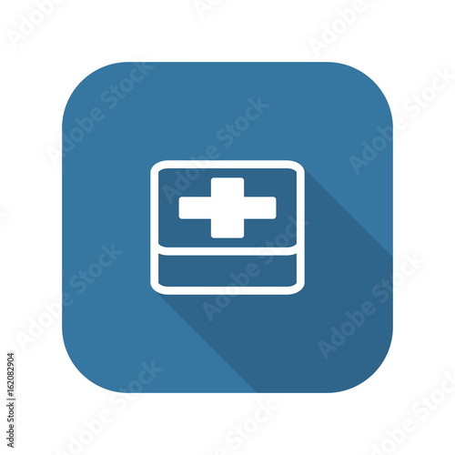 First Aid Symbol. Flat Design.