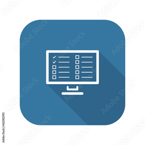 Online Health Tests and Medical Services Icon.