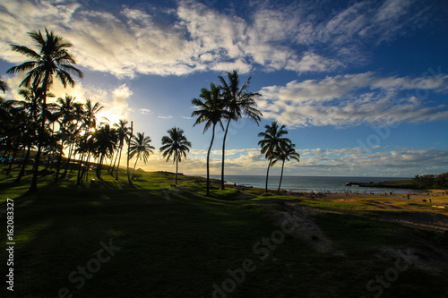 Anakena Beach Easter Island
