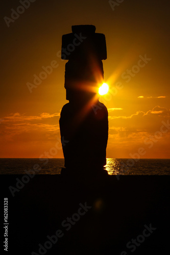 Easter Island sunset