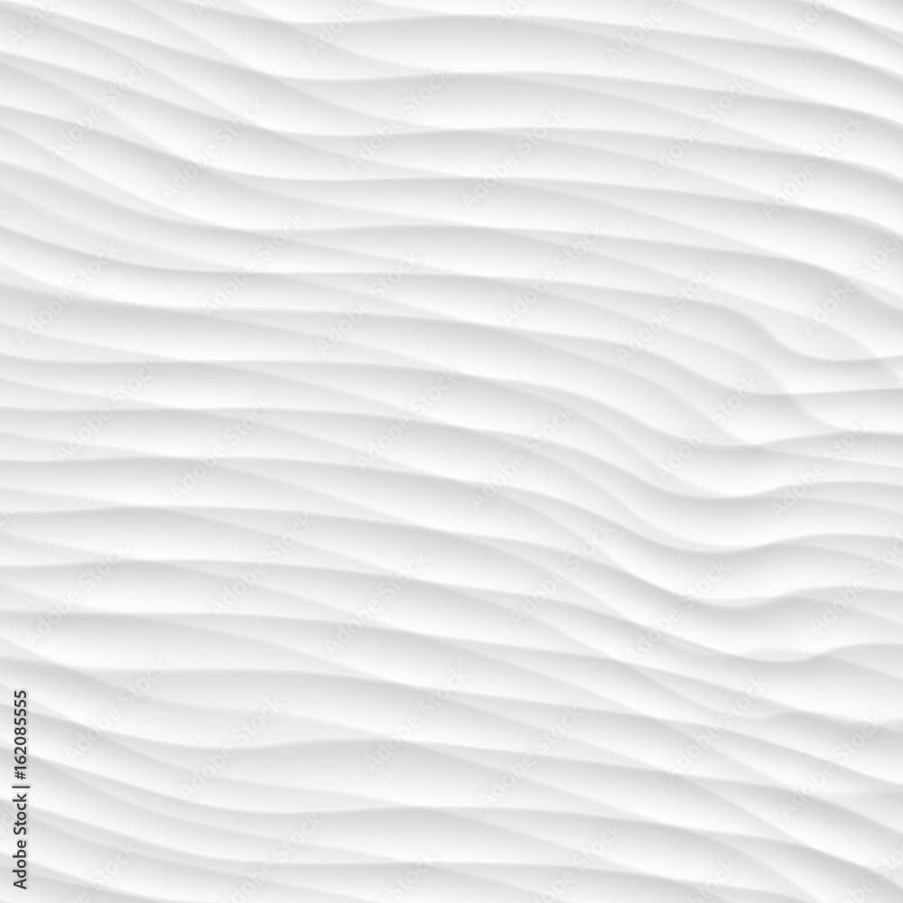 Obraz premium White texture. abstract pattern seamless. wave wavy nature geometric modern.