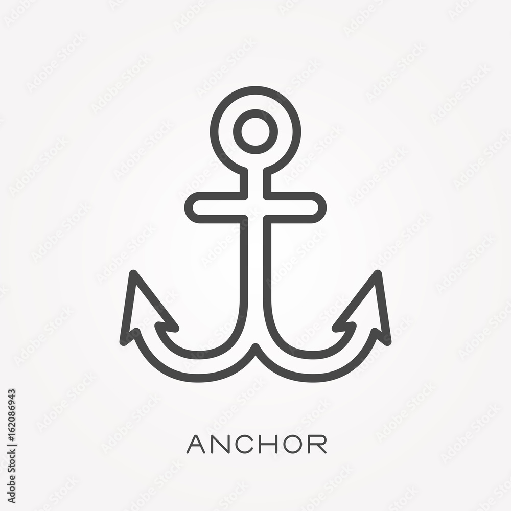 Line icon anchor Line icon anchor