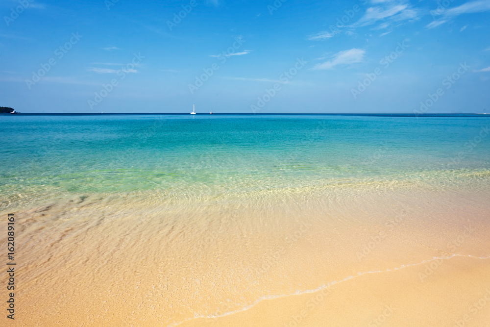 Exotic tropical beach.