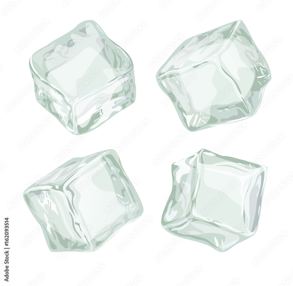 Ice cubes set Ice cubes set